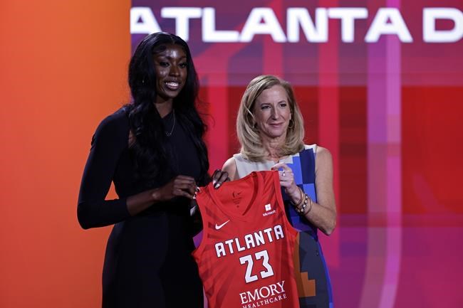 Boston heads to Fever as No. 1 pick in WNBA draft, Canada's Amihere picked eighth overall | iNFOnews.ca
