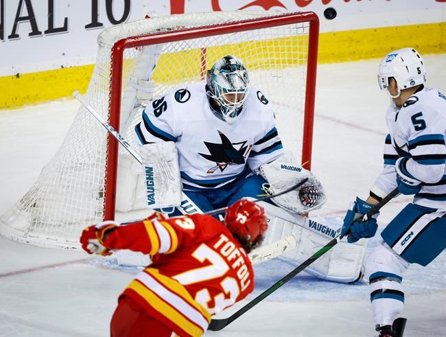 Zadorov hat trick lifts Calgary Flames to season-ending win over San Jose Sharks | iNFOnews.ca