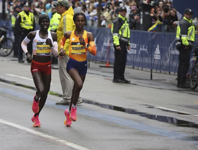 Kenya's Obiri breaks late to win women's Boston Marathon | iNFOnews.ca