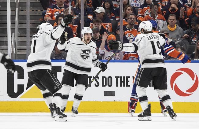 Kings score late, and in OT, for 4-3 playoff win over Oilers in Game 1 | iNFOnews.ca Kings score late, and in OT, for 4-3 playoff win over Oilers in Game 1 | iNFOnews.ca
