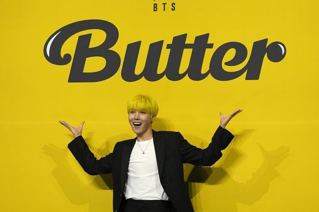 J-Hope becomes 2nd BTS member to join South Korean army | iNFOnews.ca CP202762874