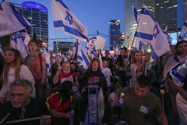 Israelis protest legal changes before nation's 75th birthday | iNFOnews.ca