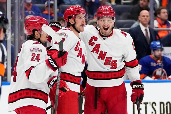 Hurricanes roll to 5-2 win, take 3-1 series lead over Isles | iNFOnews.ca Hurricanes roll to 5-2 win, take 3-1 series lead over Isles | iNFOnews.ca