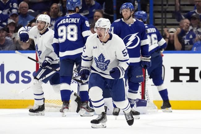Kerfoot scores in OT, Leafs roar back to stun Lightning and grab 3-1 series lead | iNFOnews.ca