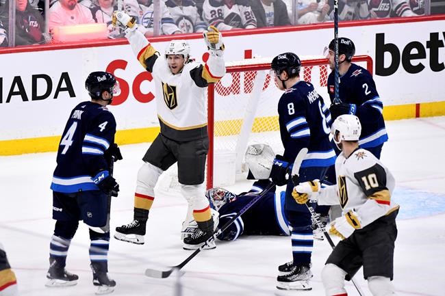Golden Knights ground Jets with 4-2 win, lead series 3-1 | iNFOnews.ca
