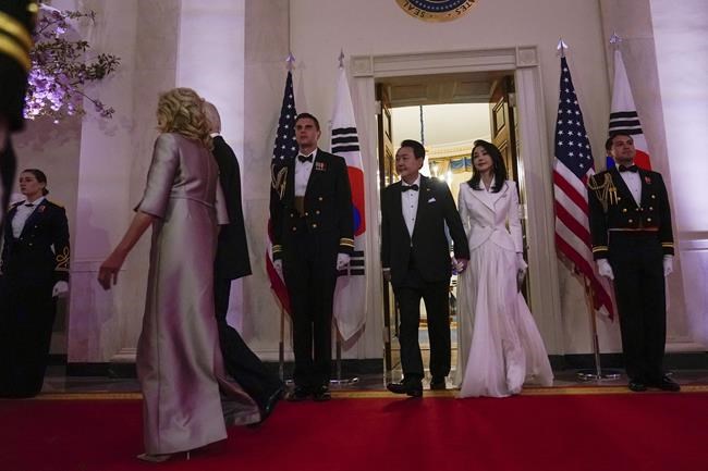 Jolie, Salonga, Chloe Kim glam up state dinner for SKorea | iNFOnews.ca