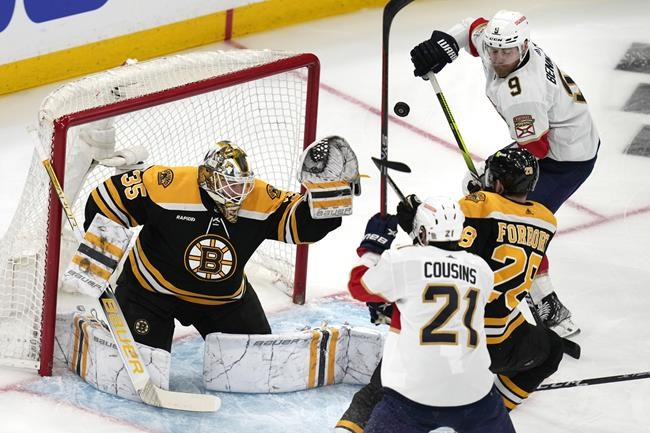 Panthers beat Bruins 4-3 in Game 5 OT to avoid elimination | iNFOnews.ca