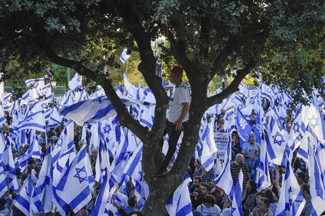 Supporters of Israel's judicial overhaul rally in Jerusalem | iNFOnews.ca