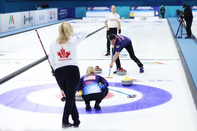 Canada falls to U.S. in semifinal at world mixed doubles curling championship | iNFOnews.ca