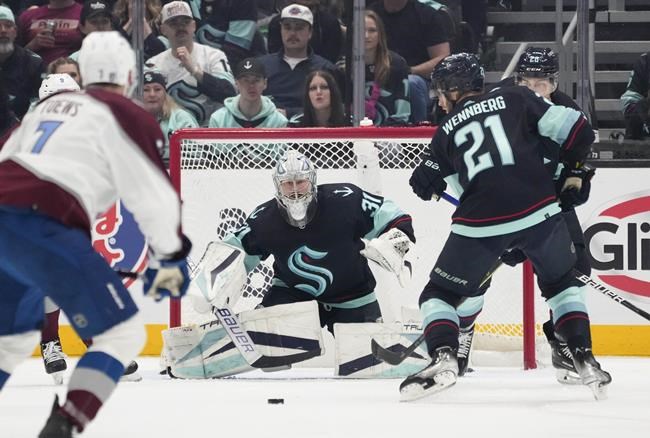 Defending champ Avs force Game 7 with 4-1 win over Kraken | iNFOnews.ca Defending champ Avs force Game 7 with 4-1 win over Kraken | iNFOnews.ca