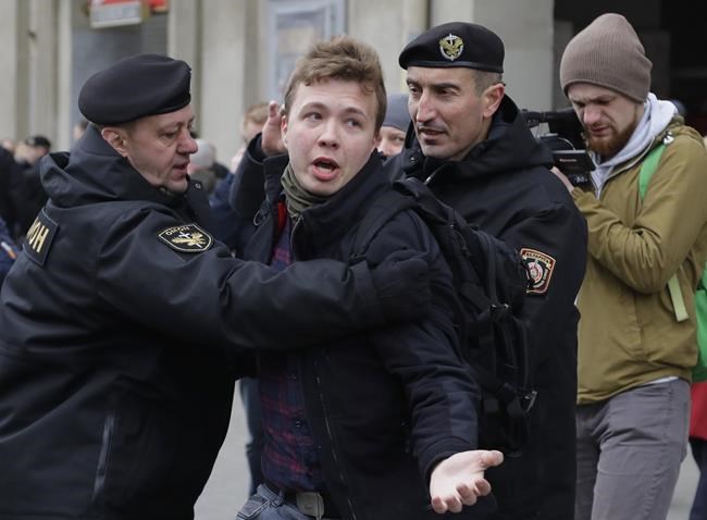Dissident pulled off plane by Belarus gets 8 years in prison | iNFOnews.ca Dissident pulled off plane by Belarus gets 8 years in prison | iNFOnews.ca
