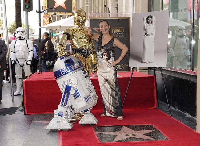 Carrie Fisher gets her Walk of Fame star, on May the Fourth | iNFOnews.ca Carrie Fisher gets her Walk of Fame star, on May the Fourth | iNFOnews.ca