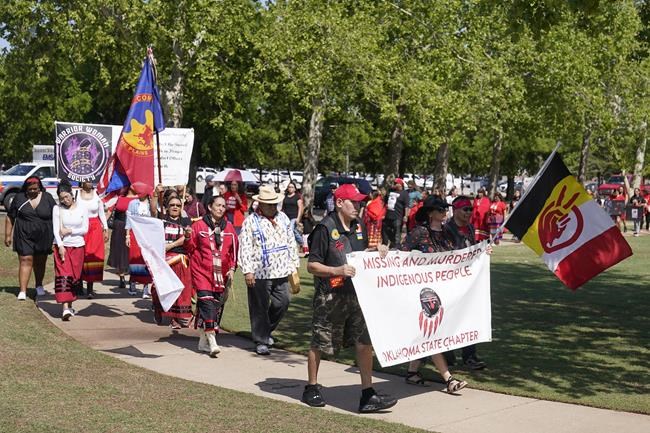 Wearing red, Indigenous families honor missing relatives | iNFOnews.ca