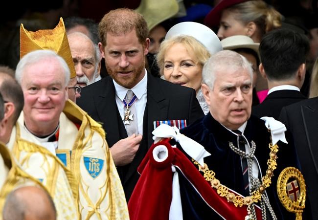 Prince Harry an odd man out at father's coronation spectacle | iNFOnews.ca CP2007187417