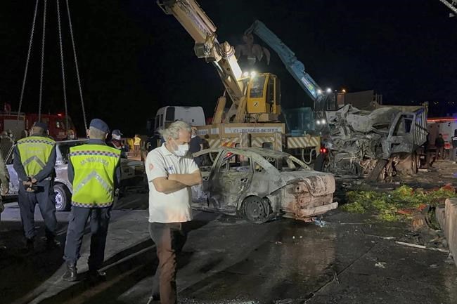 12 killed in multi-vehicle crash in Turkey's Hatay province | iNFOnews.ca