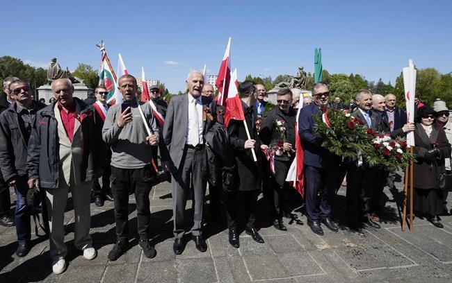 Ukraine flags block Russian ambassador's path on Victory Day | iNFOnews.ca