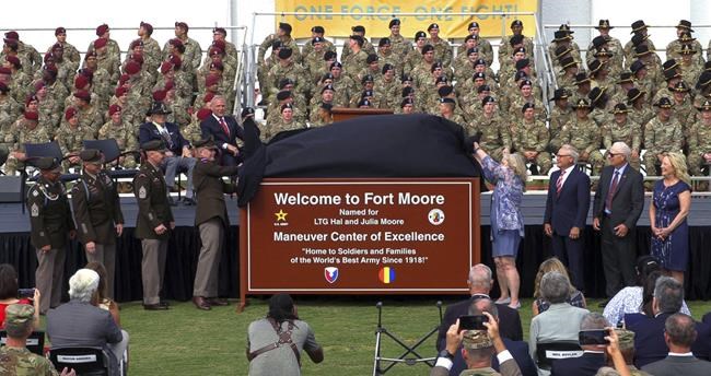 Army officially designates Fort Moore, dropping Confederate name Benning | iNFOnews.ca