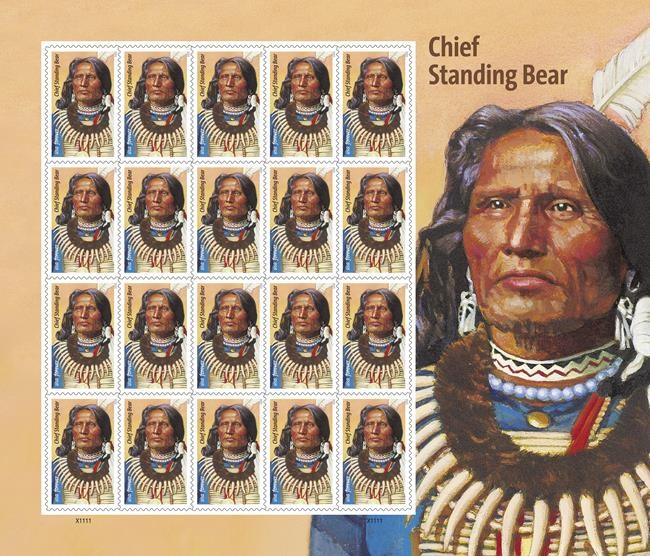 US Postal Service honors civil rights leader, Ponca tribe Chief Standing Bear, with stamp | iNFOnews.ca