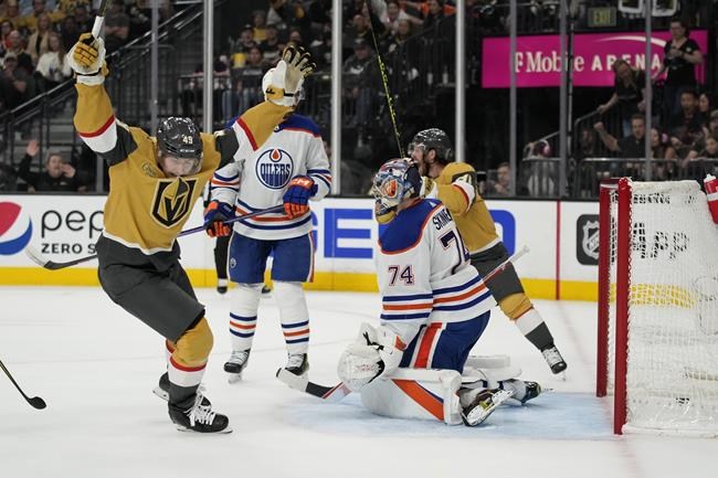 Golden Knights push Oilers to brink of playoff elimination with 4-3 win | iNFOnews.ca Golden Knights push Oilers to brink of playoff elimination with 4-3 win | iNFOnews.ca