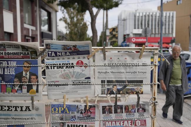 Greece's center-right in landslide election victory, but will need new vote to form government | iNFOnews.ca Greece's center-right in landslide election victory, but will need new vote to form government | iNFOnews.ca