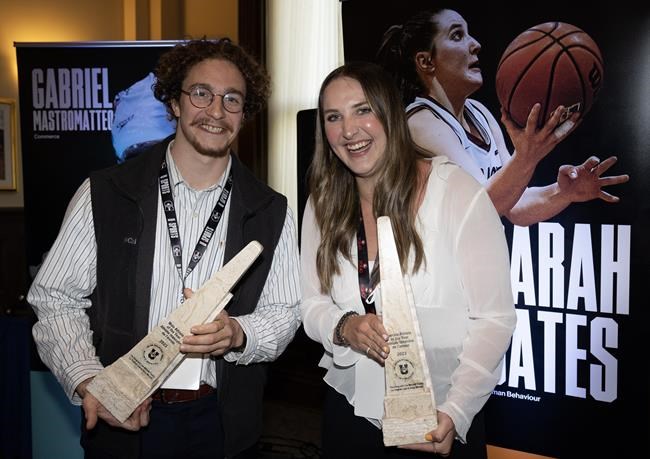 Gabe Mastromatteo, Sarah Gates named top athletes in Canadian university sport | iNFOnews.ca Gabe Mastromatteo, Sarah Gates named top athletes in Canadian university sport | iNFOnews.ca