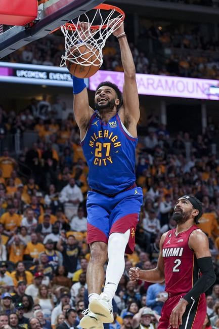 Jokic gets triple-double, Murray drops 26 as Nuggets beat Heat in Game 1 of Finals | iNFOnews.ca