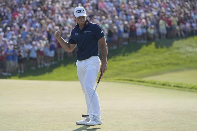 Hovland delivers clutch putts, wins Memorial in playoff | iNFOnews.ca Hovland delivers clutch putts, wins Memorial in playoff | iNFOnews.ca