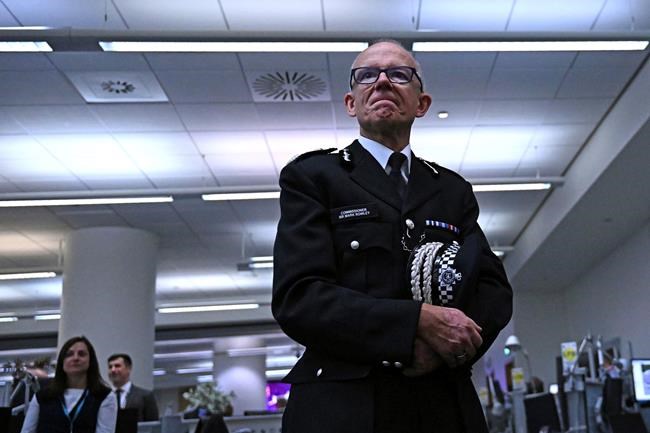 Head of UK's biggest police force says sorry for past treatment of LGBTQ+ community | iNFOnews.ca