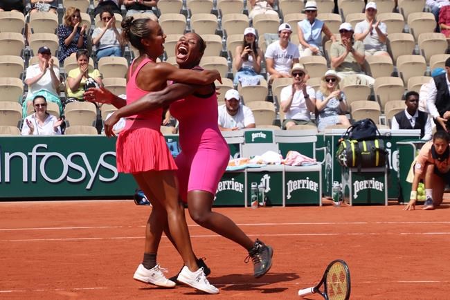 Canada's Fernandez and U.S. partner Townsend advance to doubles final at French Open | iNFOnews.ca Canada's Fernandez and U.S. partner Townsend advance to doubles final at French Open | iNFOnews.ca