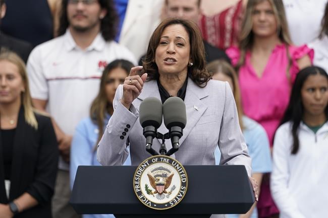 NCAA champion athletes go to White House, where Vice President Kamala Harris celebrates them | iNFOnews.ca NCAA champion athletes go to White House, where Vice President Kamala Harris celebrates them | iNFOnews.ca