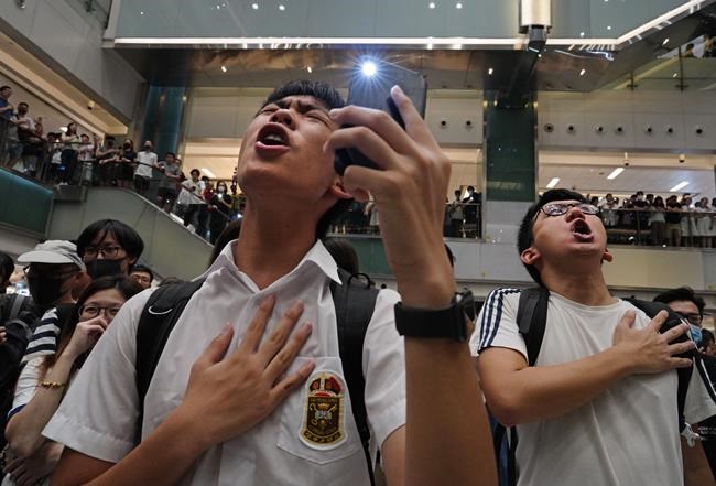 Hong Kong protest song disappears from music streaming sites, social media platforms | iNFOnews.ca Hong Kong protest song disappears from music streaming sites, social media platforms | iNFOnews.ca
