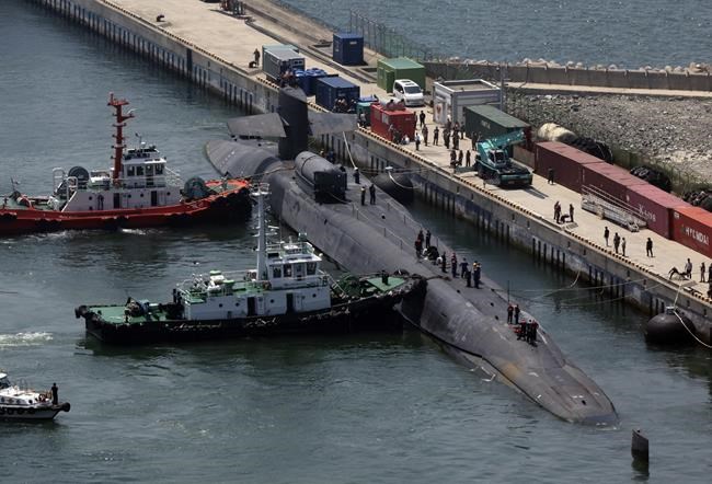 A US nuclear-powered sub arrives in South Korea, a day after North Korea resumes its missile tests | iNFOnews.ca A US nuclear-powered sub arrives in South Korea, a day after North Korea resumes its missile tests | iNFOnews.ca