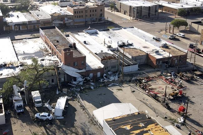 Destruction in Texas Panhandle: Storm blamed for 3 deaths wrecked mobile homes and main street | iNFOnews.ca Destruction in Texas Panhandle: Storm blamed for 3 deaths wrecked mobile homes and main street | iNFOnews.ca