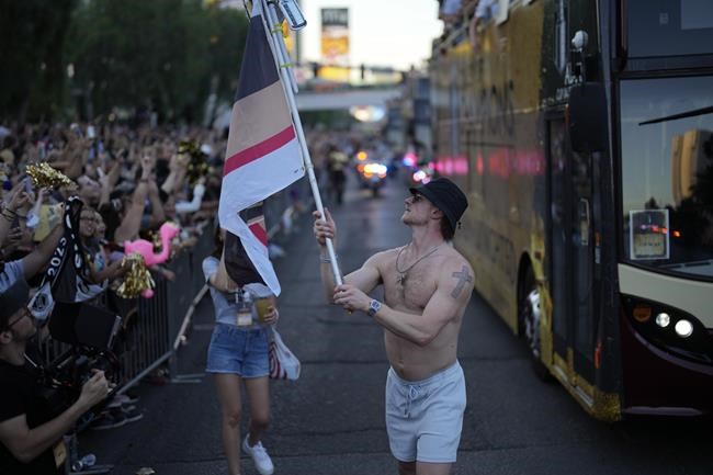 Vegas Golden Knights and fans celebrate 1st NHL championship with parade and rally | iNFOnews.ca
