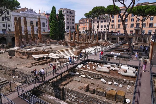 Ancient Roman temple complex, with ruins of building where Caesar was stabbed, opens to tourists | iNFOnews.ca