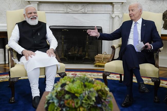 Biden is ready to fete India's leader, looking past Modi's human rights record and ties to Russia | iNFOnews.ca