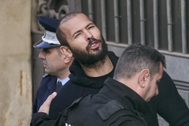 Social media star Andrew Tate charged with rape and human trafficking in Romania | iNFOnews.ca