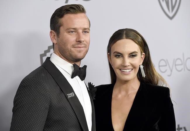 Armie Hammer and his wife, Elizabeth Chambers, reach settlement in divorce | iNFOnews.ca