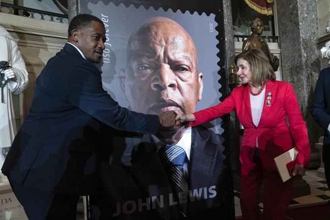 Stamp of civil rights icon John Lewis unveiled in ceremony at the US Capitol | iNFOnews.ca