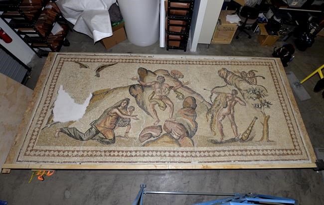 California man convicted of illegally importing an ancient mosaic from Syria | iNFOnews.ca