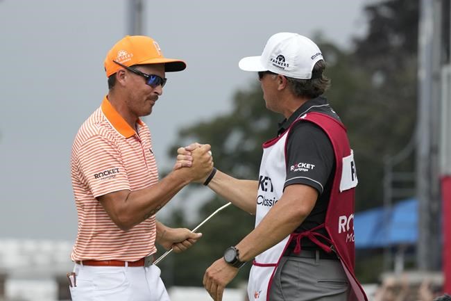 Rickie Fowler wins Rocket Mortgage Classic in playoff over Morikawa and Canada's Hadwin, ends 4-year drought | iNFOnews.ca