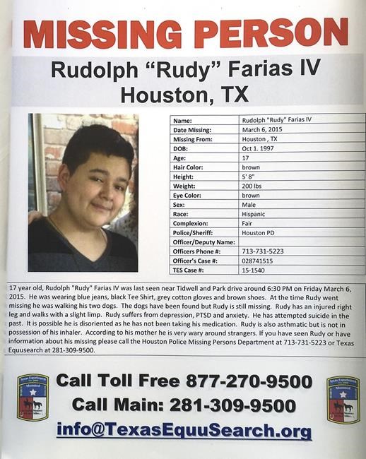 A Texas man who went missing as a teen in 2015 has been found alive, his family and police say | iNFOnews.ca A Texas man who went missing as a teen in 2015 has been found alive, his family and police say | iNFOnews.ca