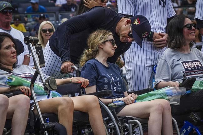 MLB's Sarah Langs, who has ALS, honored at Yankees game on anniversary of Lou Gehrig's famous speech | iNFOnews.ca