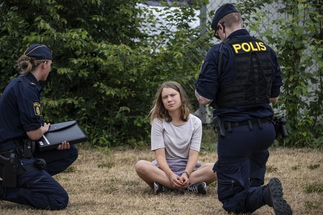 Greta Thunberg charged with disobeying law enforcement during climate protest in Sweden | iNFOnews.ca Greta Thunberg charged with disobeying law enforcement during climate protest in Sweden | iNFOnews.ca