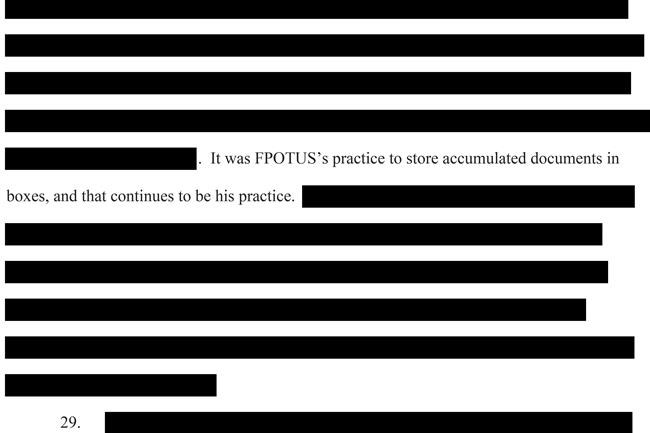 In Trump case, Justice Dept. unseals previously blacked-out portions from search warrant application | iNFOnews.ca