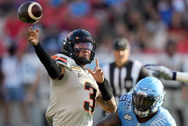 B.C. Lions look for spark after first loss of season to Toronto Argonauts | iNFOnews.ca B.C. Lions look for spark after first loss of season to Toronto Argonauts | iNFOnews.ca