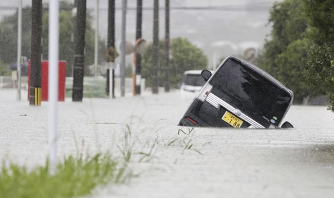 Heavy rains cause flooding and mudslides in southwest Japan, leaving 2 dead and at least 6 missing | iNFOnews.ca Heavy rains cause flooding and mudslides in southwest Japan, leaving 2 dead and at least 6 missing | iNFOnews.ca