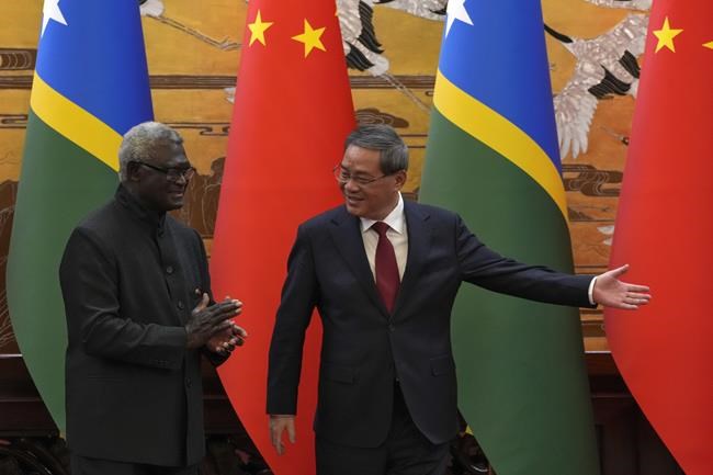 Solomon Islands leader visits Beijing, highlighting US-China rivalry in South Pacific | iNFOnews.ca