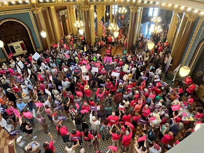 Iowa Republicans passed a strict abortion bill last night. A legal challenge was filed by morning | iNFOnews.ca