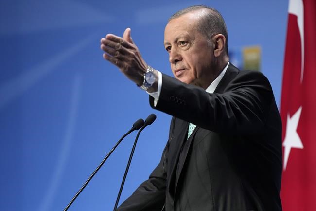 Turkey's Erdogan says lawmakers will take up ratification of Sweden's NATO membership in October | iNFOnews.ca